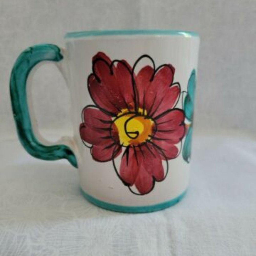 Floral Italian Mug